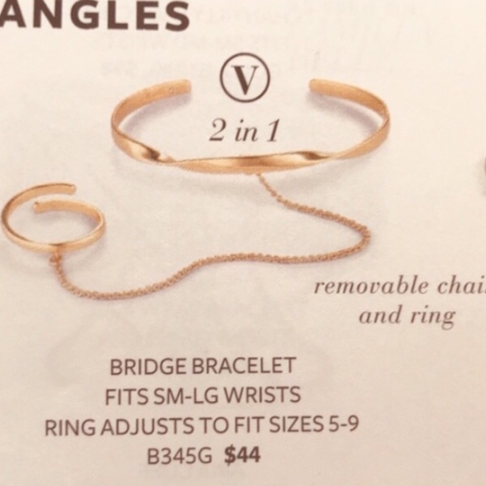 Stella & Dot | Dainty Gold Bridge Bracelet - Picture 4 of 10